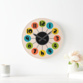 Moderner Stil des Mittelalters Große Wanduhr (Zuhause)