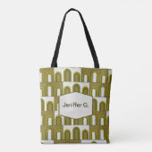 Moderner Stil des Mittelalters im Art Deko Tasche (Rückseite)