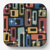 Moderner Stil des Mittelalters Pappteller (Vorderseite)