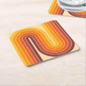 Moderner Stil des Mittelalters Rechteckiger Pappuntersetzer (angewinkelt)