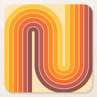 Moderner Stil des Mittelalters Rechteckiger Pappuntersetzer