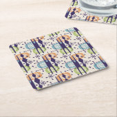 Moderner Stil des Mittelalters Rechteckiger Pappuntersetzer (angewinkelt)