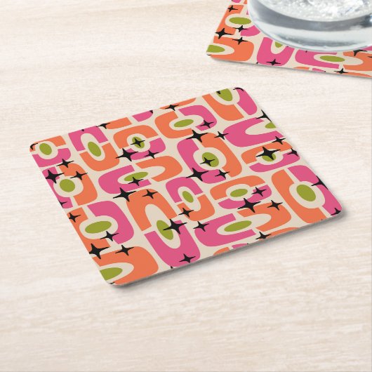 Moderner Stil des Mittelalters Rechteckiger Pappuntersetzer (angewinkelt)