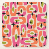 Moderner Stil des Mittelalters Rechteckiger Pappuntersetzer (Vorderseite)