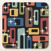 Moderner Stil des Mittelalters Rechteckiger Pappuntersetzer (Vorderseite)