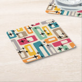 Moderner Stil des Mittelalters Rechteckiger Pappuntersetzer (angewinkelt)