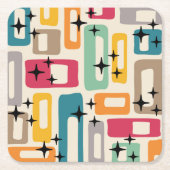 Moderner Stil des Mittelalters Rechteckiger Pappuntersetzer (Vorderseite)