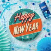 Moderner Stil des Mittleren Jahrhunderts glücklich Pappteller (Party)