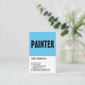 Moderner Stil, Maler und Dekorator Visitenkarte (Stehend Vorderseite)