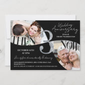 Moderner Stil zum 3. Hochzeitstag Einladung (Vorderseite)