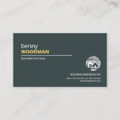 Moderner stilvoller beruflicher cyan-blauer blauer visitenkarte (Vorderseite)