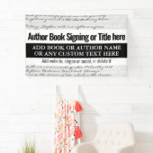 Moderner, stilvoller Buchsignierer Buchtext Banner (Insitu)