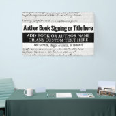 Moderner, stilvoller Buchsignierer Buchtext Banner (Messeveranstaltung)