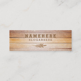 Moderner stilvoller Glitzer-hölzerne Mini Visitenkarte