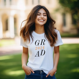 Moderner, stilvoller High School Senior Abschluss T-Shirt