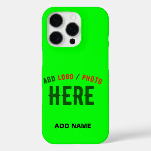 MODERNER STILVOLLER KUNSTSTOM NEON GREEN VERIFIED iPhone 16 PRO HÜLLE