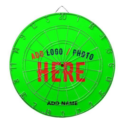 MODERNER STILVOLLER KUNSTSTOM NEON GREEN VERIFIED DARTSCHEIBE (vorne)