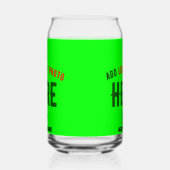 MODERNER STILVOLLER KUNSTSTOM NEON GREEN VERIFIED  DOSENGLAS (Rechts)