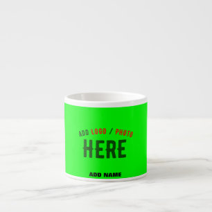 MODERNER STILVOLLER KUNSTSTOM NEON GREEN VERIFIED ESPRESSOTASSE