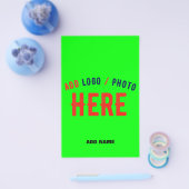 MODERNER STILVOLLER KUNSTSTOM NEON GREEN VERIFIED FLYER (Einzeln)