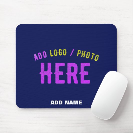 MODERNER STILVOLLER KUSTOM NAVY BLAUE VERIFIED MAR MOUSEPAD (Mit Mouse)