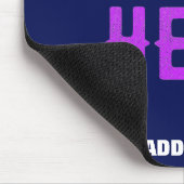 MODERNER STILVOLLER KUSTOM NAVY BLAUE VERIFIED MAR MOUSEPAD (Ecke)
