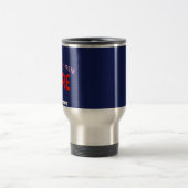 MODERNER STILVOLLER KUSTOM NAVY BLAUE VERIFIED MAR REISEBECHER (Mittel)