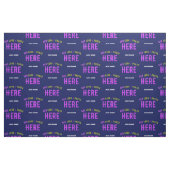 MODERNER STILVOLLER KUSTOM NAVY BLAUE VERIFIED MAR STOFF (Fat Quarter (45,7 x 55,9 cm))