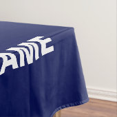 MODERNER STILVOLLER KUSTOM NAVY BLAUE VERIFIED MAR TISCHDECKE (Beispiel)