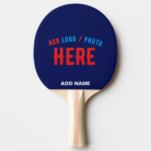 MODERNER STILVOLLER KUSTOM NAVY BLAUE VERIFIED MAR TISCHTENNIS SCHLÄGER