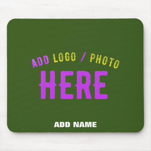 MODERNER STILVOLLER KUSTOM-WALD GRÜNE ÜBERPRÜFTE M MOUSEPAD (Vorne)