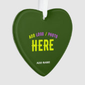 MODERNER STILVOLLER KUSTOM-WALD GRÜNE ÜBERPRÜFTE M ORNAMENT (Vorderseite)