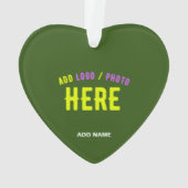 MODERNER STILVOLLER KUSTOM-WALD GRÜNE ÜBERPRÜFTE M ORNAMENT (Rückseite)