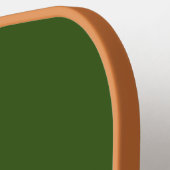 MODERNER STILVOLLER KUSTOM-WALD GRÜNE ÜBERPRÜFTE M PICKLEBALL SCHLÄGER (Linke Seite)