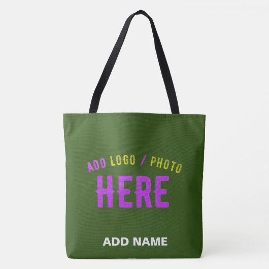 MODERNER STILVOLLER KUSTOM-WALD GRÜNE ÜBERPRÜFTE M TASCHE (Vorderseite)