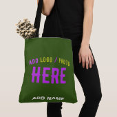 MODERNER STILVOLLER KUSTOM-WALD GRÜNE ÜBERPRÜFTE M TASCHE (Von Nahem)