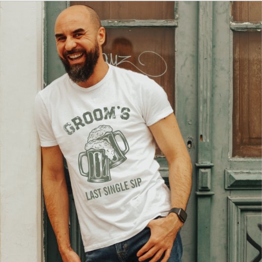 Moderner, stilvoller letzter Biersieb Grüner Garte Tri-Blend Shirt