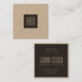 Moderner stilvoller Minimalismus der beruflichen Quadratische Visitenkarte (Vorne/Hinten)