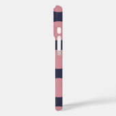 Moderner, stilvoller Pink Polka Dot Case-Mate iPhone Hülle (Rückseite / Links)