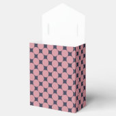Moderner, stilvoller Pink Polka Dot Geschenkschachtel (Geöffnet)
