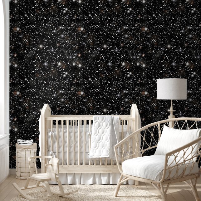 Moderner, stilvoller rustikaler Retro Pastel Black Tapete (Kinder)