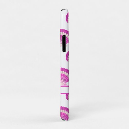 Moderner Strand mit Seashell Pink Muschel Case-Mate iPhone Hülle (Hinten/Rechts)
