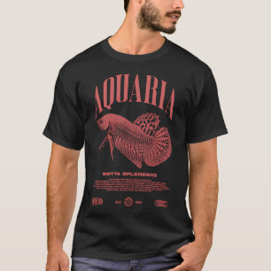 Moderner Streetwear für Betta-Fisch-Halter T-Shirt