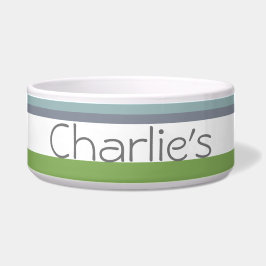 Moderner Streifen Napf