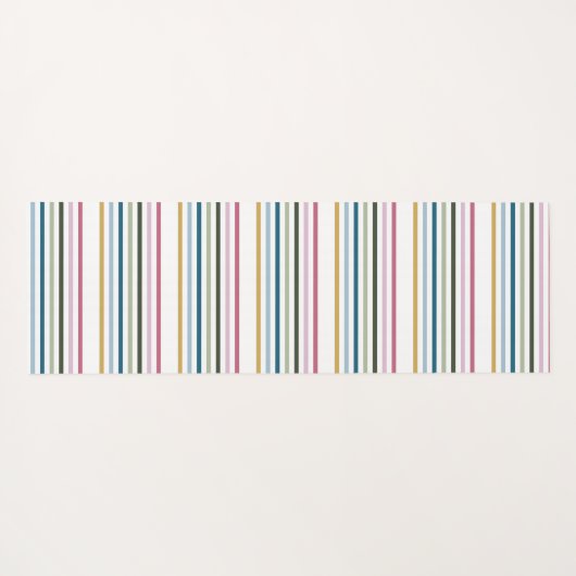 Moderner Streifen Yogamatte (Rückseite (Horizontal))