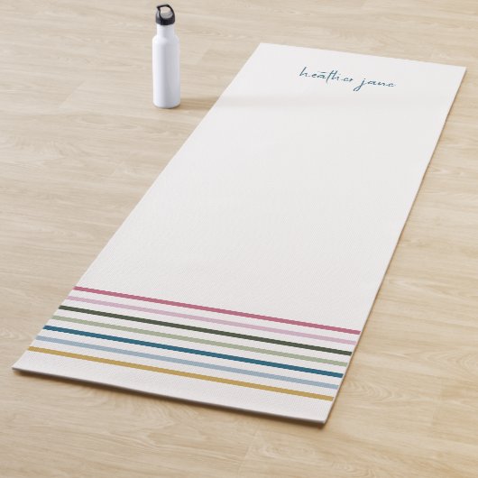 Moderner Streifen Yogamatte (Beispiel)