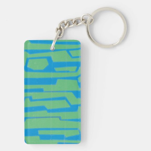 Moderner Stromkreis V Schlüsselanhänger (Rückseite)