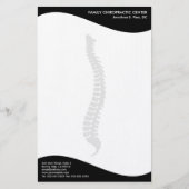 Moderner Strudel-seitliches Briefpapier (Vorderseite)