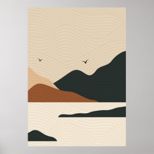 Moderner, strukturierter Hintergrund Poster