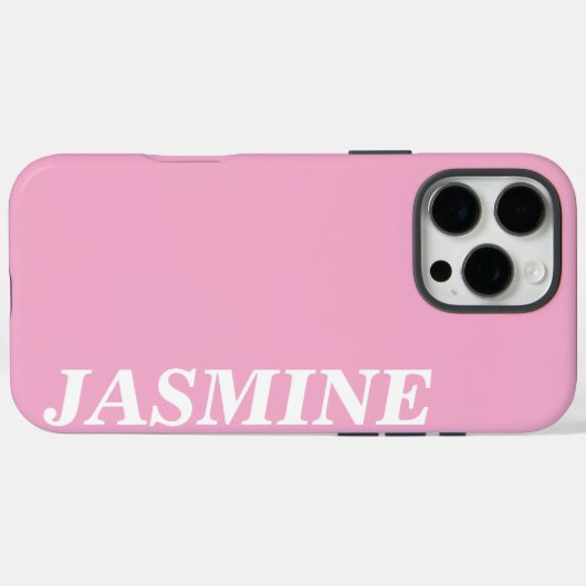 MODERNER STYLISCH-INDIVIDUELLE NAME SOLID BABY PIN Case-Mate iPhone HÜLLE (Rückseite (Horizontal))